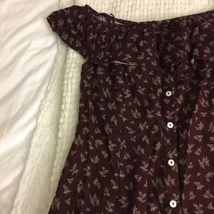 Off the shoulder dress